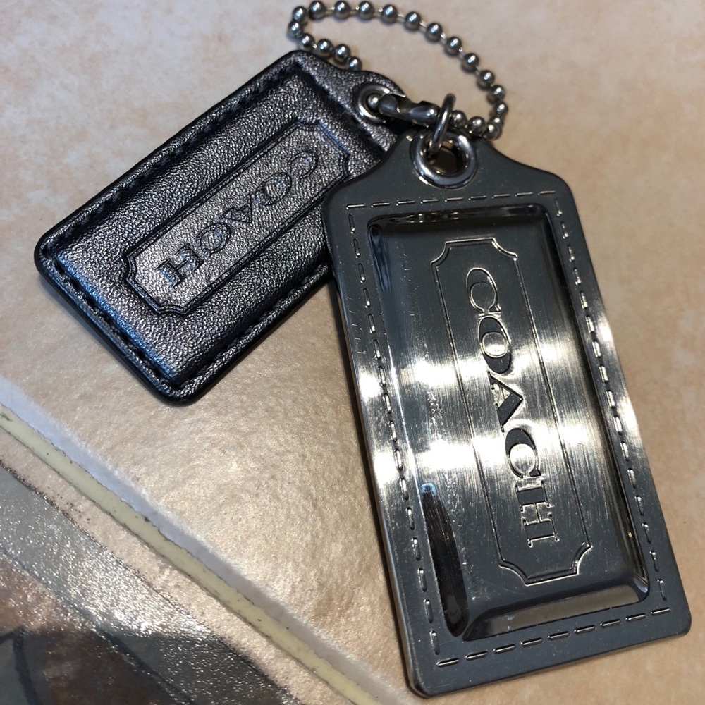 Coach large hangtag duo